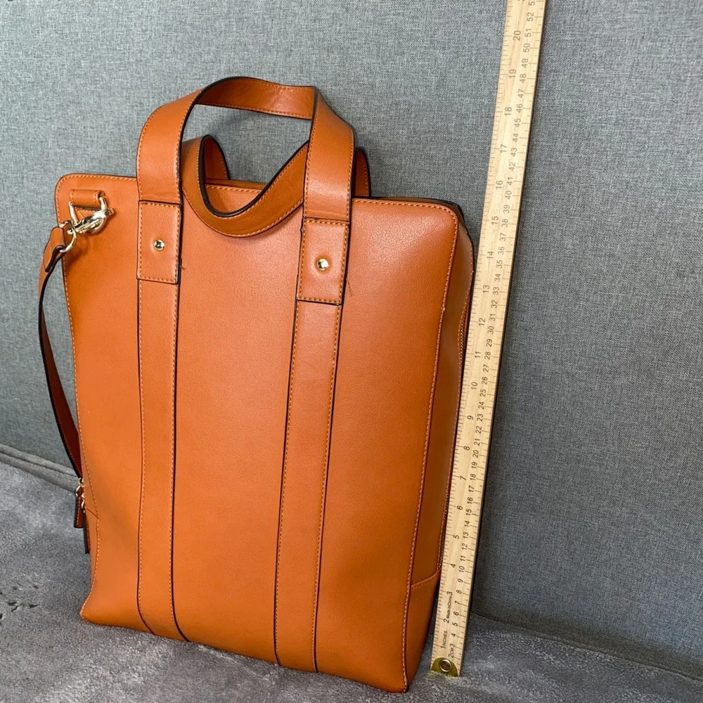 Estarer Womens Business Briefcase Laptop Backpack PU Leather Briefcase Bag